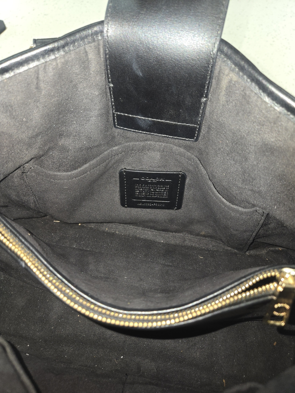 Coach Brown Signature Canvas Satchel - Picture 6 of 10